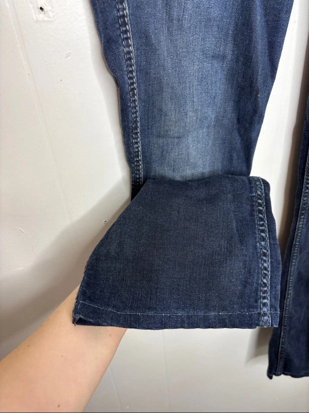 Silver Jeans Womens 26 Suki Slim Boot Dark Wash Western Country Full Length